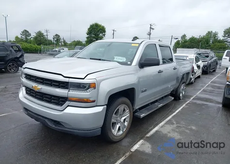 2018 Chevrolet Silverado 1500 Custom z USA, uszkodzony, nr VIN 3GCUKPECXJG604434
